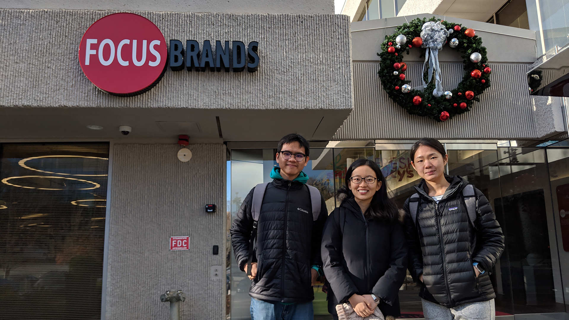 Team TAXY at Focus Brands Headquarters